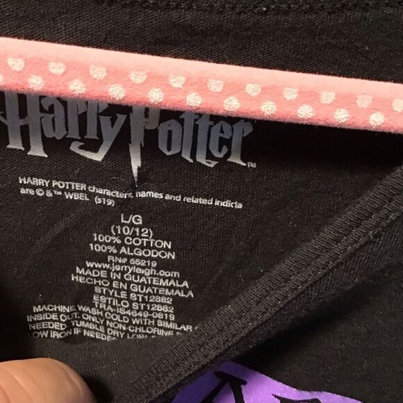 Girls Harry Potter, Hogwarts, sinch bottom shirt, 100% cotton Size 10/12 - Picture 5 of 5
